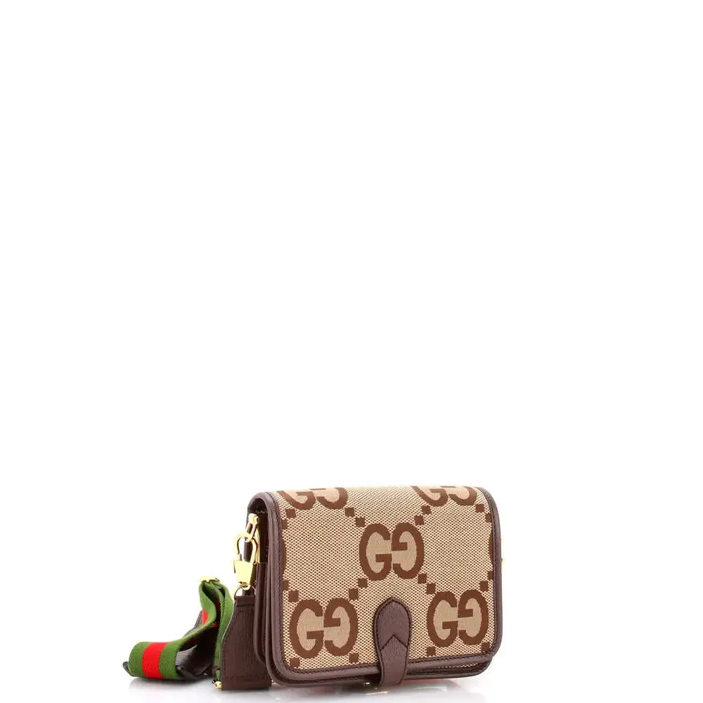 Gucci Buckle Messenger Bag Jumbo Gg #267813G20B - Picture 2 of 6